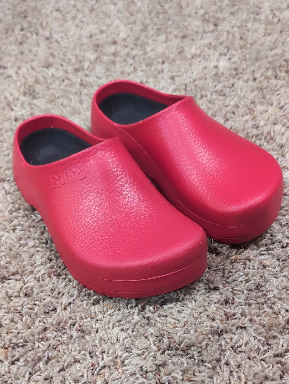 BIRKENSTOCK Super-Birki Polyurethane Red Clogs EU39 (New)